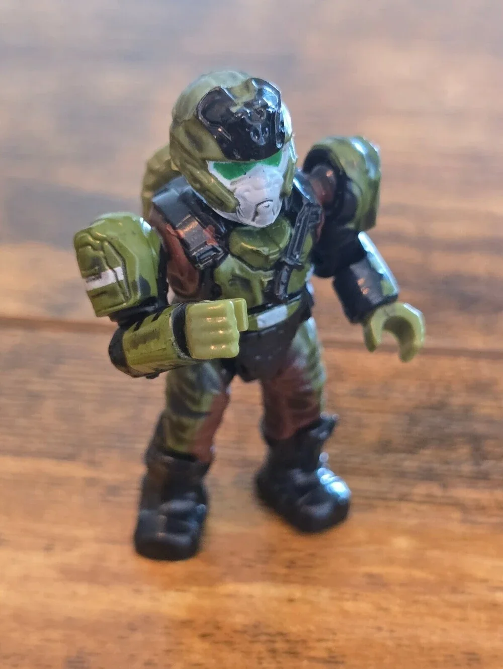 Mega Bloks Halo UNSC Marine figure from the Weapons Pack II set